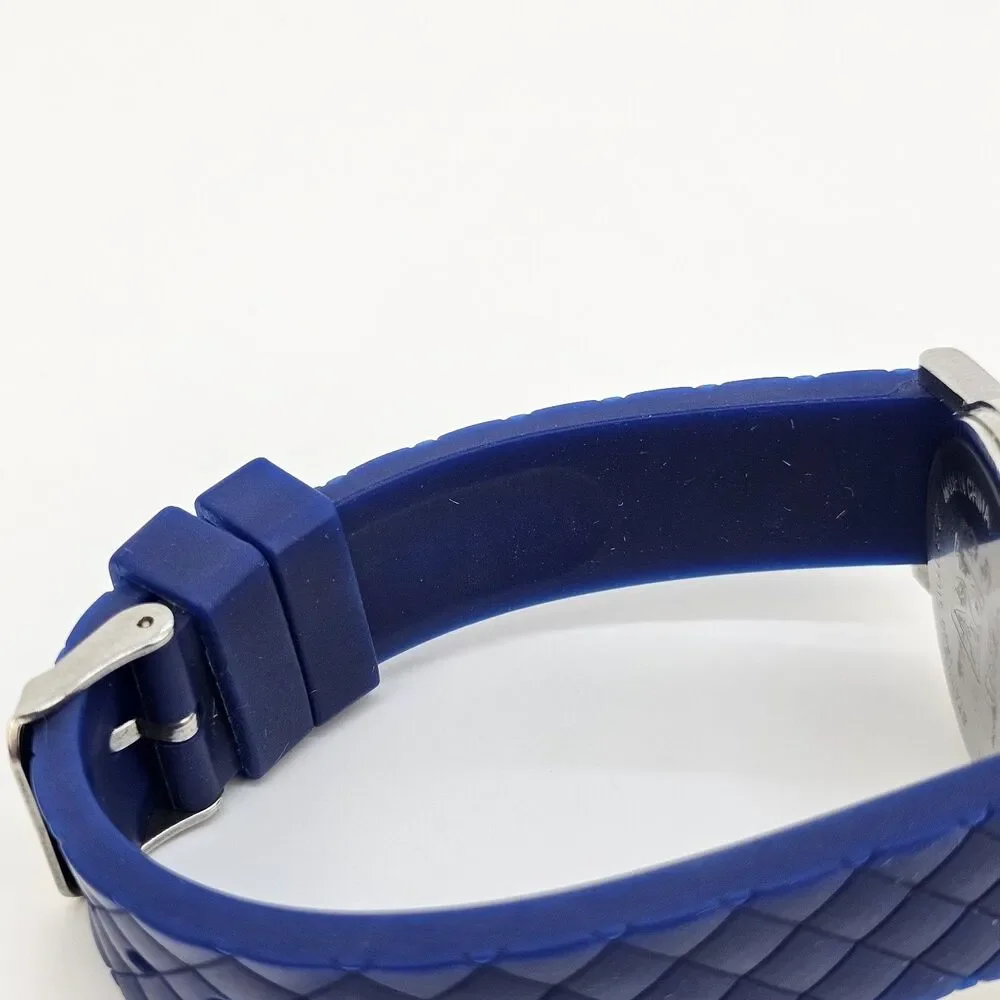 NY &‎ C Women's Watch 35MM Blue Dial Blue Plastic Bands New Battery
